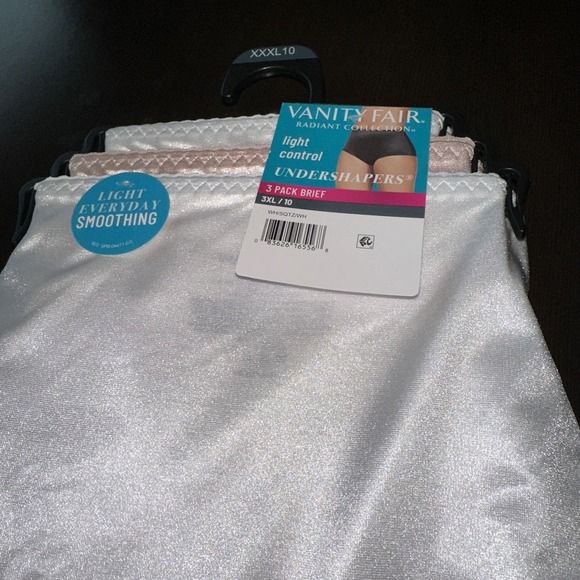 Vanity Fair Other - Vanity Fair Radiant Undershapers Brief Underwear 3 Pair Nylon Women 3XL/10